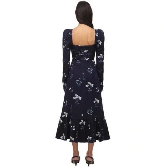 Self Portrait Floral Midi Dress - Picture 2 of 8